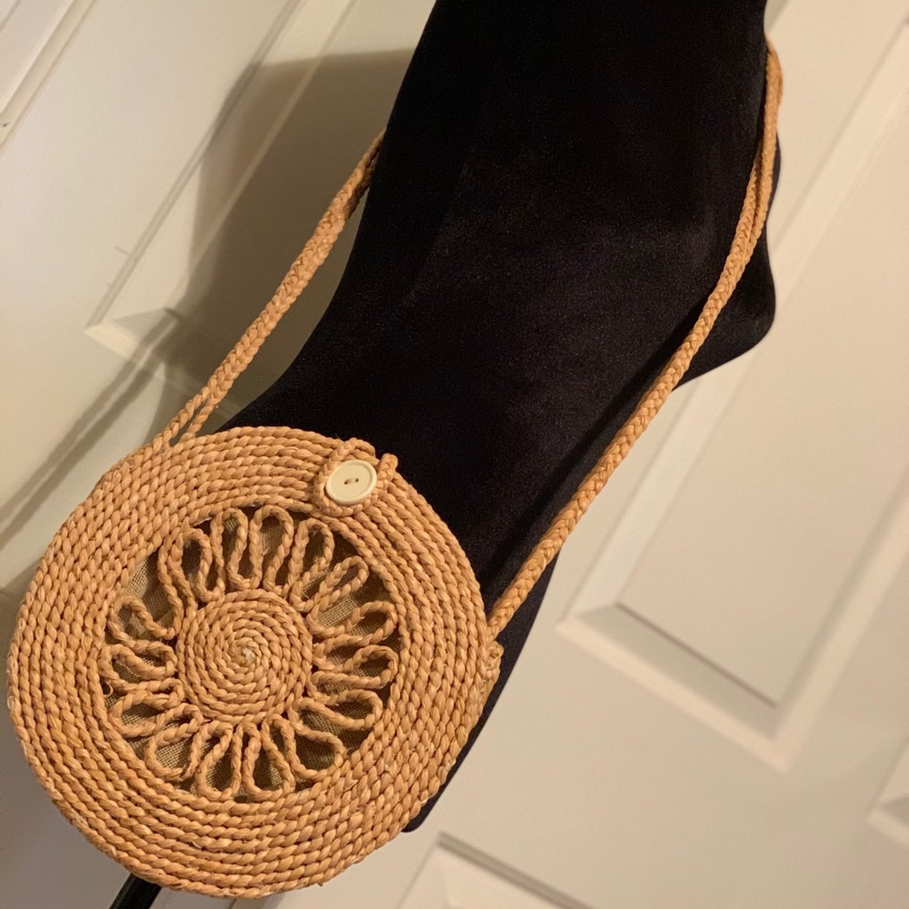 Boho straw bag